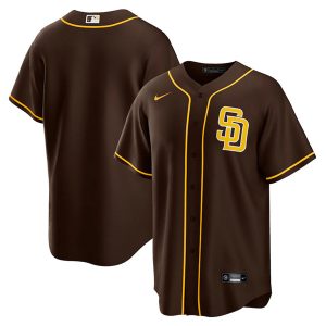San Diego Padres Brown Cool Base Stitched Jersey