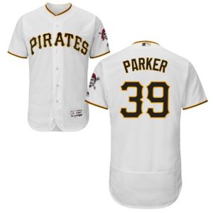 Pirates #39 Dave Parker White Flexbase Authentic Collection Stitched Jersey