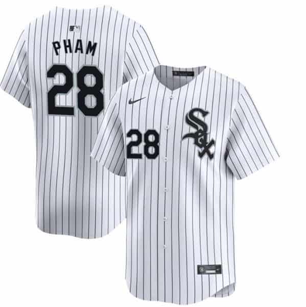Chicago White Sox #28 Tommy Pham White 2024 Home Limited Stitched Jersey