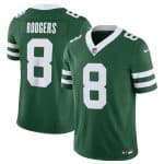 New York Jets #8 Aaron Rodgers Green 2024 F.U.S.E. Vapor Limited Stitched Jersey