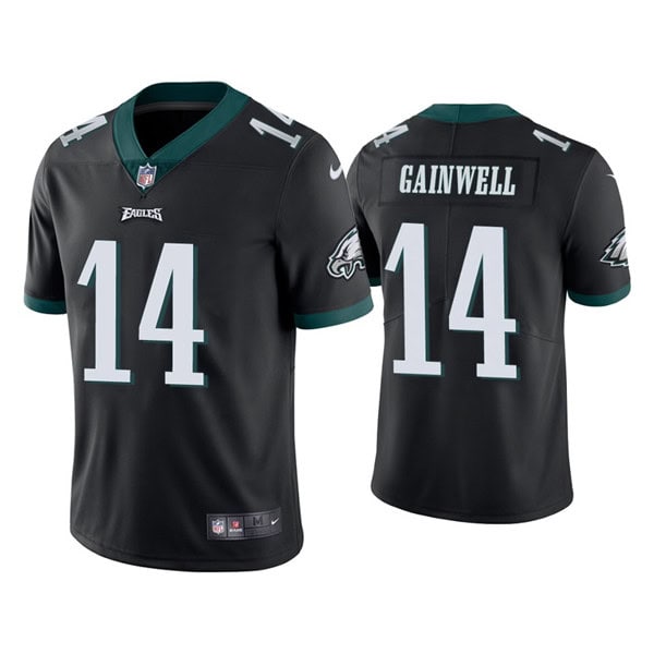 Philadelphia Eagles #14 Kenneth Gainwell Black Vapor Untouchable Limited Stitched Jersey