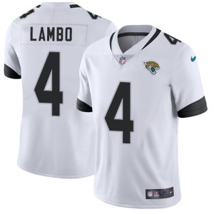 Jacksonville Jaguars #4 Josh Lambo White Vapor Untouchable Limited Stitched Jersey