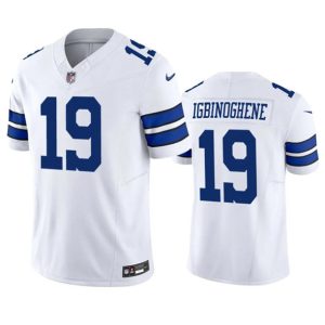 Dallas Cowboys #19 Noah Igbinoghene White 2023 F.U.S.E. Vapor Limited Stitched Jersey