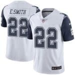 Cowboys #22 Emmitt Smith White Stitched Limited Rush Nike Jersey