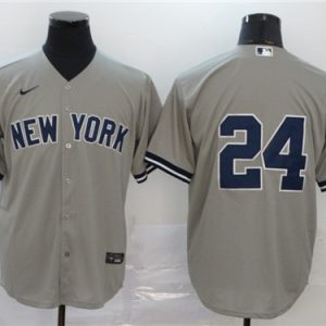 New York Yankees #24 Gary S¨¢nchez Grey Cool Base Stitched Jersey