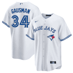 Toronto Blue Jays #34 Kevin Gausman White Cool Base Stitched Jersey