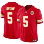Kansas City Chiefs #5 Hollywood Brown Red 2023 F.U.S.E Vapor Untouchable Limited Stitched Jersey