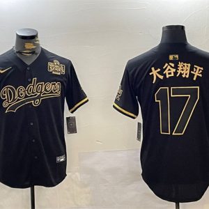 Los Angeles Dodgers #17 ´ó¹ÈÏèÆ½ Black Gold 2024 World Series Limited Stitched Jersey