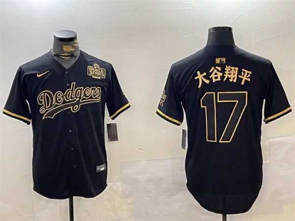 Los Angeles Dodgers #17 ´ó¹ÈÏèÆ½ Black Gold 2024 World Series Limited Stitched Jersey
