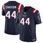 New England Patriots #44 K'Lavon Chaisson Navy 2025 F.U.S.E. Vapor Limited Stitched Jersey