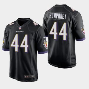 Baltimore Ravens #44 Marlon Humphrey Black Jersey