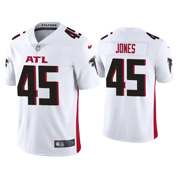 Atlanta Falcons #45 Deion Jones 2020 White Vapor Untouchable Limited Stitched Jersey