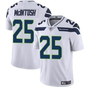 Seattle Seahawks #25 Kenny McIntosh White Vapor Limited Stitched Jersey