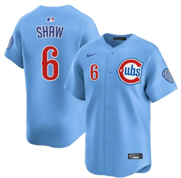Chicago Cubs #6 Matt Shaw Blue 2024-25 2nd Alternate Limited Stitched Jersey