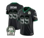 Philadelphia Eagles #99 Jerome Brown Black 2023 F.U.S.E. Throwback Vapor Untouchable Limited Stitched Jersey