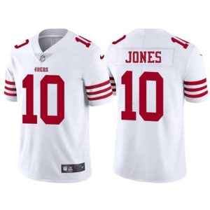 San Francisco 49ers #10 Mac Jones White 2025 Vapor Untouchable Limited Stitched Jersey