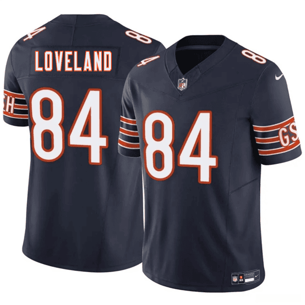 Chicago Bears #84 Colston Loveland Navy 2025 Draft F.U.S.E. Vapor Untouchable Limited Football Stitched Jersey