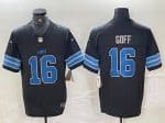 Detroit Lions #16 Jared Goff Black 2024 F.U.S.E. 2nd Alternate Vapor Limited Stitched Jersey