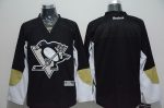 Penguins Blank Black Stitched Jersey
