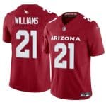 Arizona Cardinals #21 Garrett Williams Red 2024 F.U.S.E. Vapor Untouchable Limited Stitched Jersey