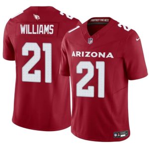Arizona Cardinals #21 Garrett Williams Red 2024 F.U.S.E. Vapor Untouchable Limited Stitched Jersey