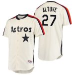 Houston Astros Customized Cream Stitched Baseball Jersey