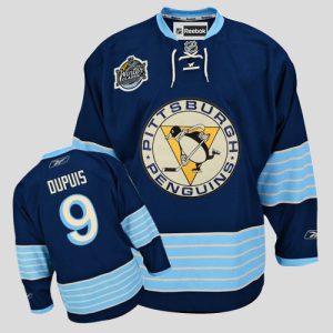 Penguins #9 Pascal Dupuis 2011 Winter Classic Vintage Stitched Dark Blue Jersey