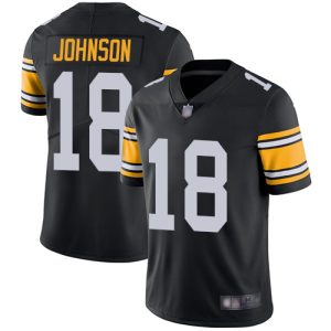 Pittsburgh Steelers #18 Diontae Johnson Black 2019 Vapor Untouchable Limited Stitched Jersey