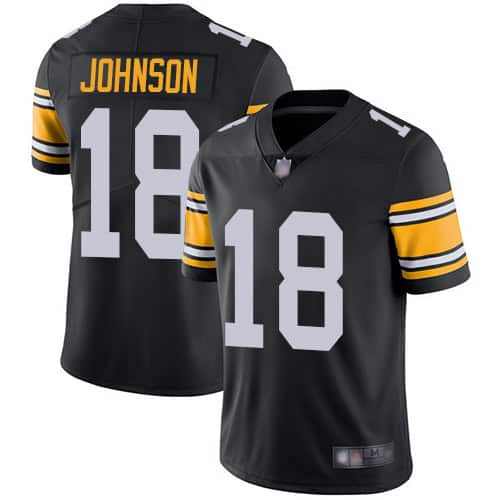 Pittsburgh Steelers #18 Diontae Johnson Black 2019 Vapor Untouchable Limited Stitched Jersey