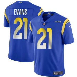 Los Angeles Rams #21 Zach Evans Blue 2024 Vapor Untouchable Stitched Jersey