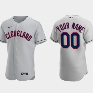 Cleveland Guardians Active Custom Gray Flex Base Baseball Stitched Jersey