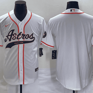 Houston Astros Blank White Cool Base Stitched Jersey