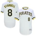 Pirates #8 Willie Stargell White Flexbase Authentic Collection Cooperstown Stitched Jersey