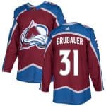 Colorado Avalanche #31 Philipp Grubauer Red Stitched Jersey