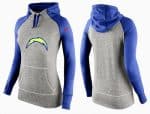 Nike San Diego Chargers Performance Hoodie Grey Blue_2