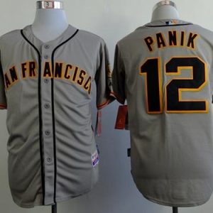 Giants #12 Joe Panik Grey Road Cool Base Stitched Jersey