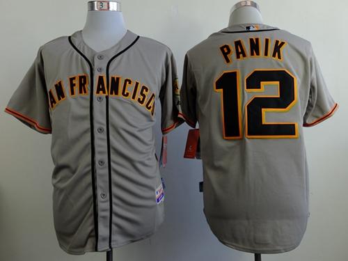 Giants #12 Joe Panik Grey Road Cool Base Stitched Jersey