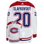 Montreal Canadiens #20 Juraj Slafkovsky White Stitched Jersey