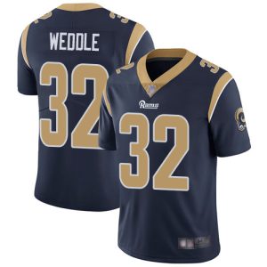 Los Angeles Rams #32 Eric Weddle Navy Blue Vapor Untouchable Limited Stitched Jersey