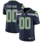 Seattle Seahawks ACTIVE PLAYER Custom Navy Vapor Untouchable Limited Stitched Jersey