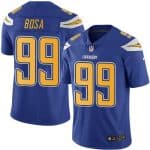 Chargers #99 Joey Bosa Electric Blue Stitched Limited Rush Nike Jersey