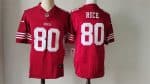 San Francisco 49ers #80 Jerry Rice Red 2023 F.U.S.E. Vapor Untouchable Limited Stitched Jersey