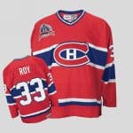 Canadiens #33 Patrick Roy Stitched Red CCM Jersey