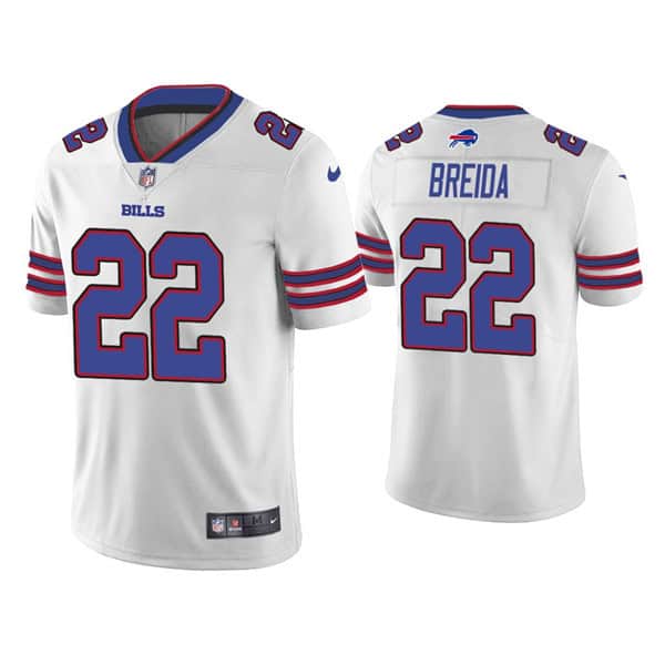 Buffalo Bills #22 Matt Breida White Vapor Untouchable Limited Stitched Jersey