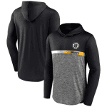Boston Bruins Black Podium Defender Pullover Hoodie