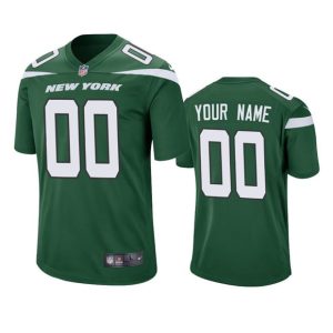 New York Jets Customized Custom Green Vapor Untouchable Limited Stitched Jersey