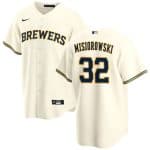 Milwaukee Brewers #32 Jacob Misiorowski Cream 2025 Stitched Jersey