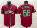 Mexico #56 Randy Arozarena 2023 Red World Classic Stitched Jersey