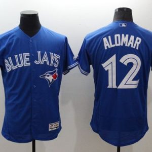 Blue Jays #12 Roberto Alomar Blue Flexbase Authentic Collection Stitched Jersey