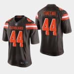 Cleveland Browns #44 Sione Takitaki Brown Stitched Jersey